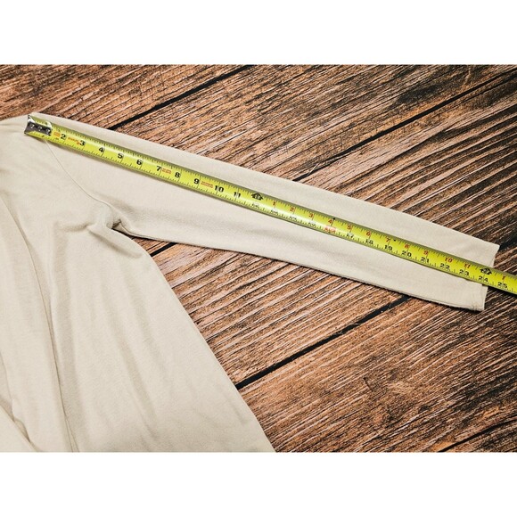 DKNY Womens Beige Cardigan Knit Sweater Open Front Long Sleeve Sz XS - Picture 10 of 10